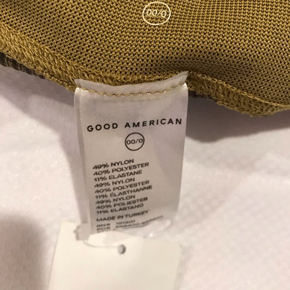 NWT Good American Leggings ( Size 00/0) Color Green - Picture 6 of 6